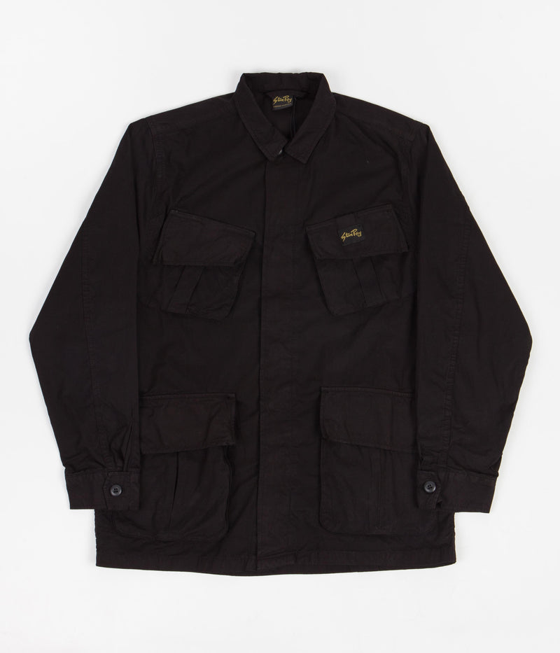 Stan Ray Tropical Jacket in Black Poplin