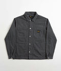 Stan Ray Unlined Coverall Jacket in Black Overdye Hickory