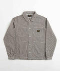 Stan Ray Unlined Coverall Jacket in Hickory Black and Natural
