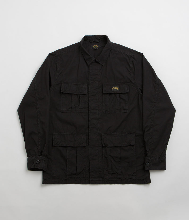 Stan Ray Utility Jacket in Black Ripstop
