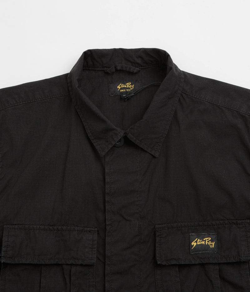Stan Ray Utility Jacket in Black Ripstop