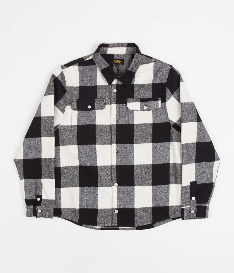 Stan Ray Work Shirt in Black and Natural Buffalo Check