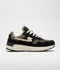 Stepney Workers Club Amiel S-Strike Suede Shoes in Black and Grey