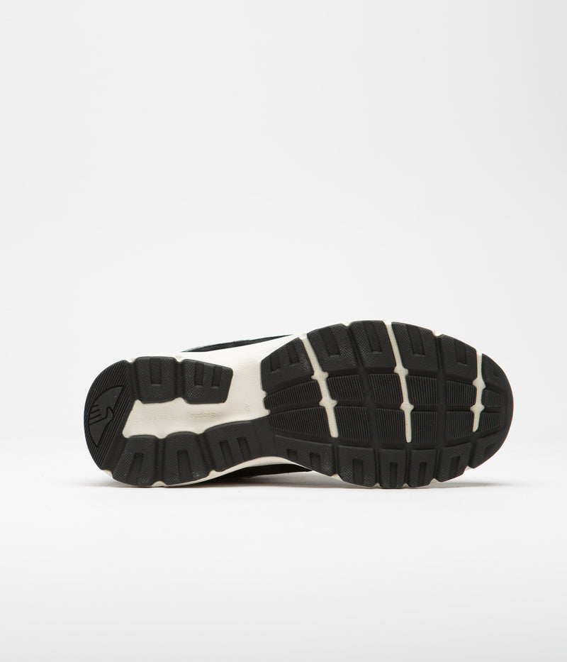 Stepney Workers Club Amiel S-Strike Suede Shoes in Black and Grey