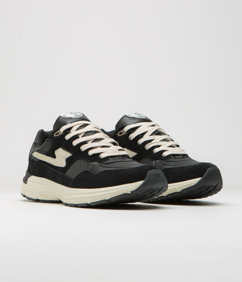 Stepney Workers Club Amiel S-Strike Suede Shoes in Black
