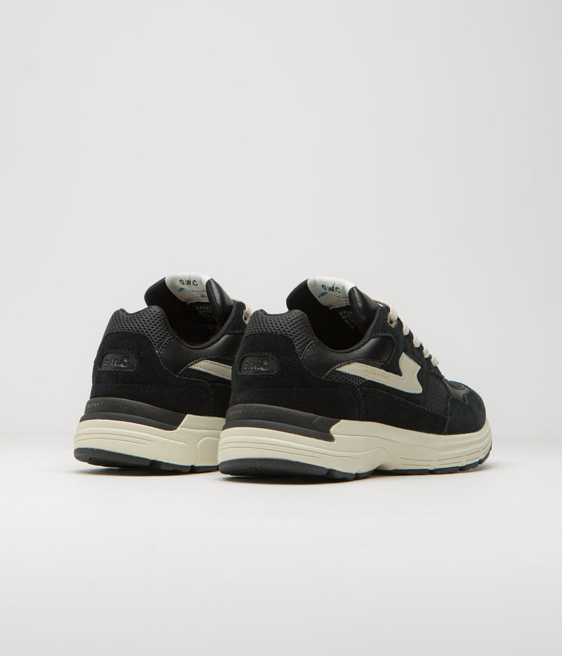 Stepney Workers Club Amiel S-Strike Suede Shoes in Black