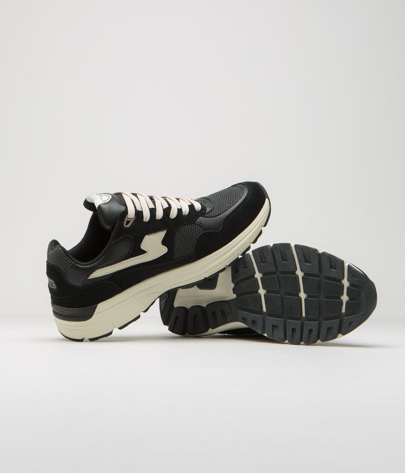 Stepney Workers Club Amiel S-Strike Suede Shoes in Black