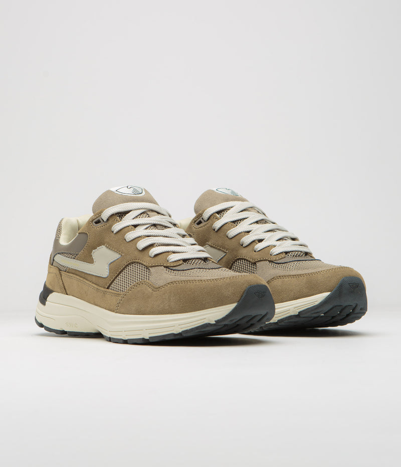Stepney Workers Club Amiel S-Strike Suede Shoes in Desert