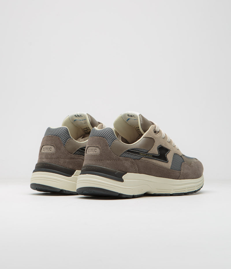 Stepney Workers Club Amiel S-Strike Suede Shoes in Grey