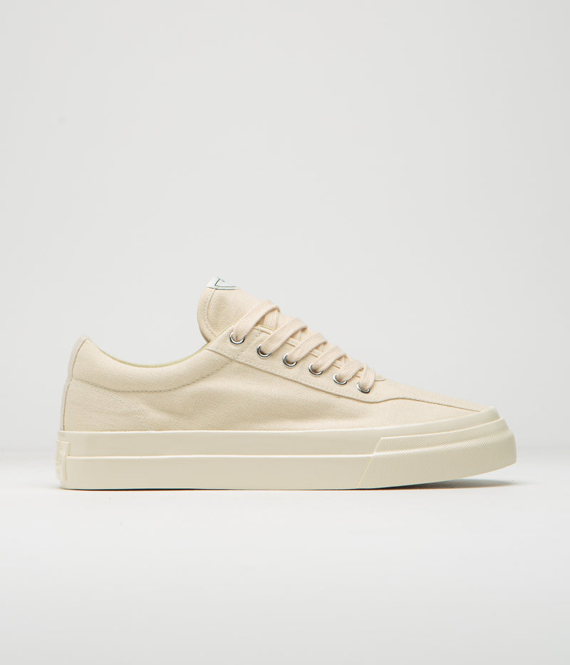 Stepney Workers Club Dellow Canvas Shoes in Raw Ecru