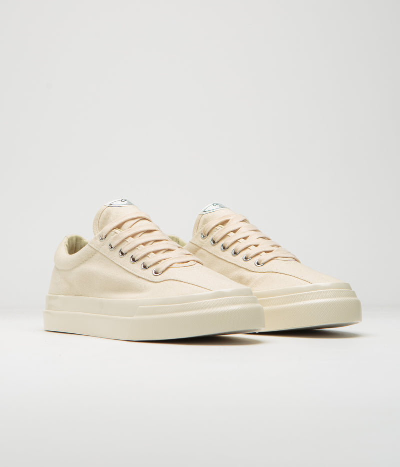 Stepney Workers Club Dellow Canvas Shoes in Raw Ecru