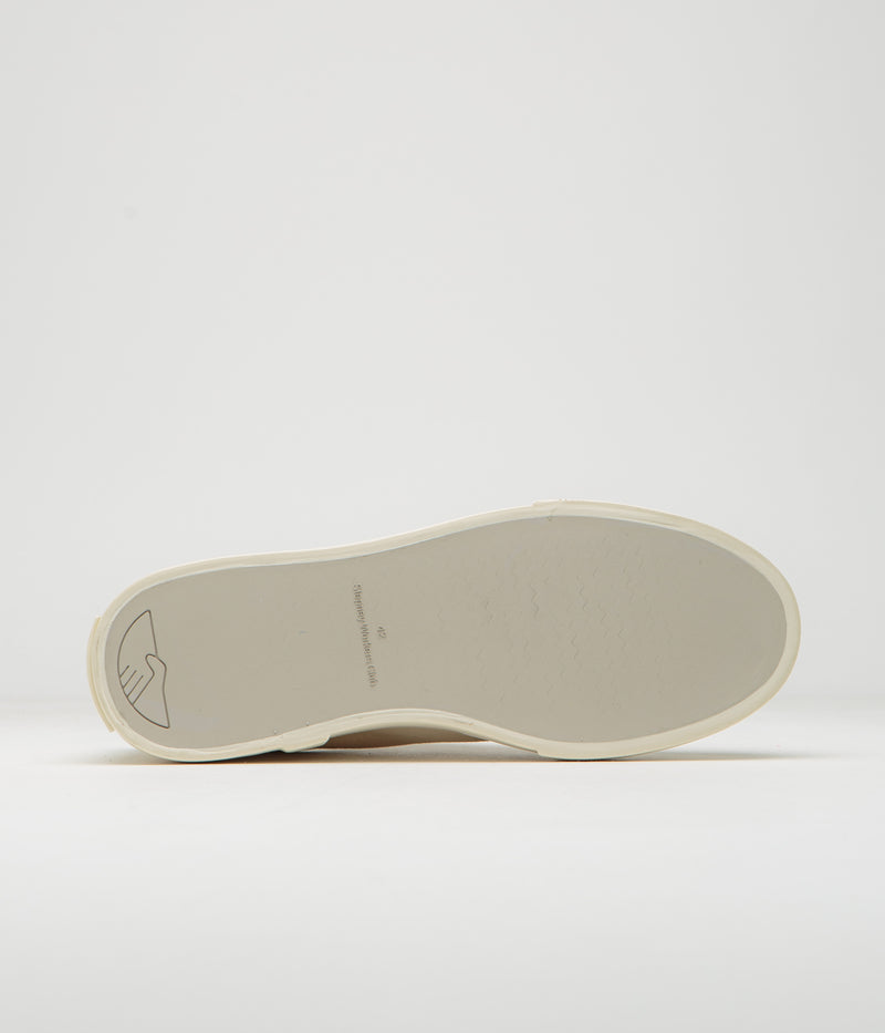 Stepney Workers Club Dellow Canvas Shoes in Raw Ecru
