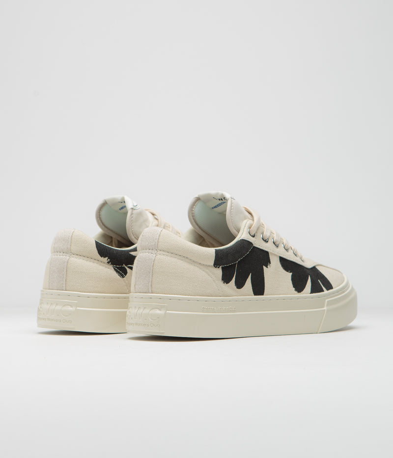 Stepney Workers Club Dellow Cupsole Shroom Hands Shoes in Ecru and Black