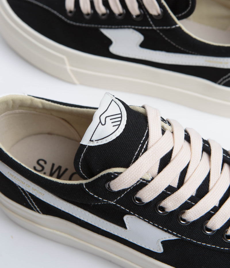 Stepney Workers Club Dellow S-Strike Canvas Shoes in Black and White
