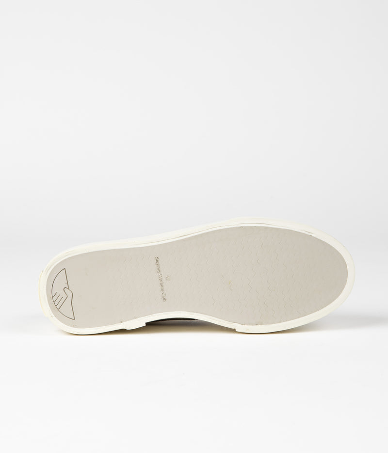 Stepney Workers Club Dellow S-Strike Canvas Shoes in Ecru and Black