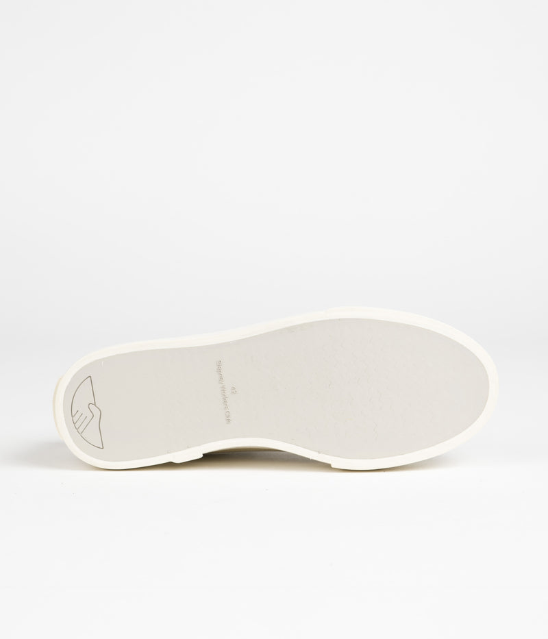 Stepney Workers Club Dellow S-Strike Canvas Shoes in Sand and Ecru