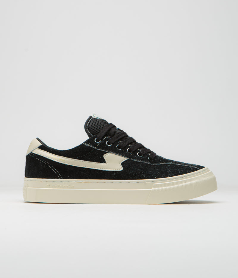 Stepney Workers Club Dellow S-Strike Cup Raw Suede Shoes in Black