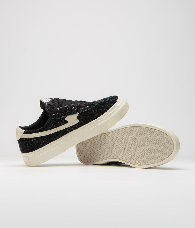 Stepney Workers Club Dellow S-Strike Cup Raw Suede Shoes in Black