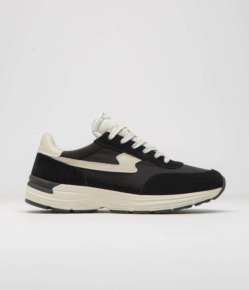 Stepney Workers Club Osier S-Strike Suede Shoes in Black