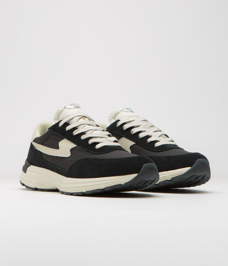 Stepney Workers Club Osier S-Strike Suede Shoes in Black