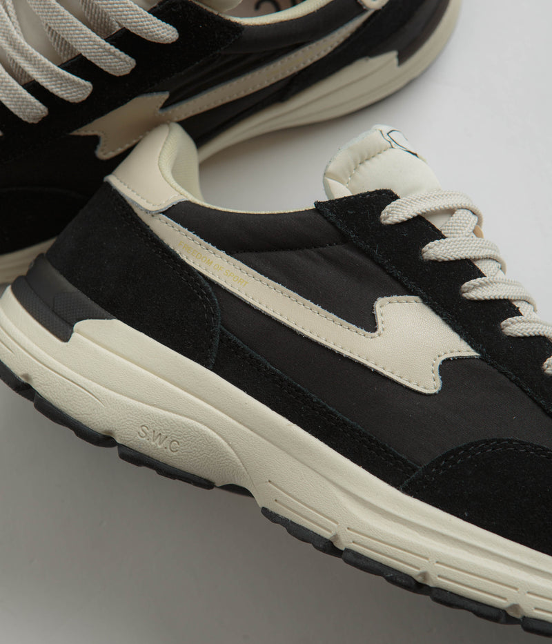 Stepney Workers Club Osier S-Strike Suede Shoes in Black