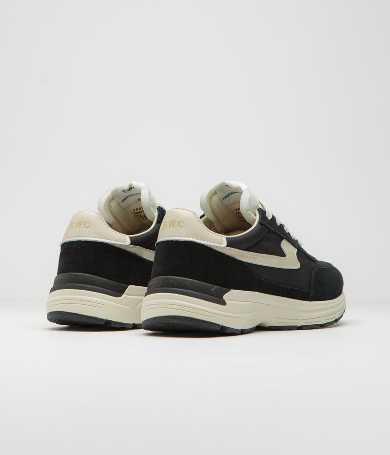 Stepney Workers Club Osier S-Strike Suede Shoes in Black