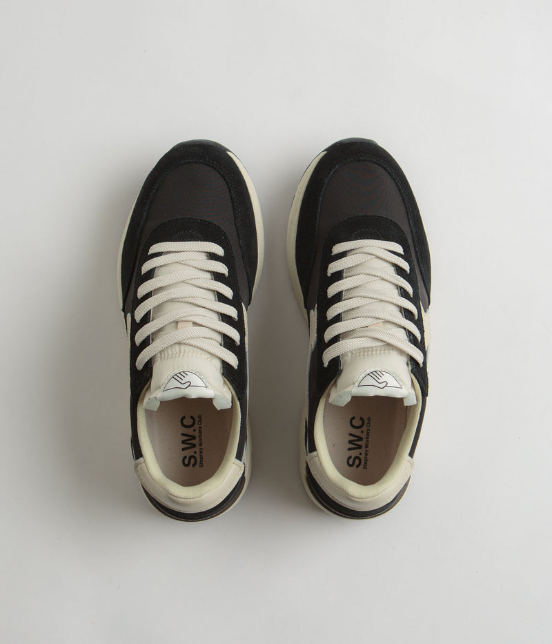 Stepney Workers Club Osier S-Strike Suede Shoes in Black