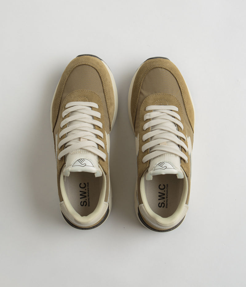 Stepney Workers Club Osier S-Strike Suede Shoes in Desert