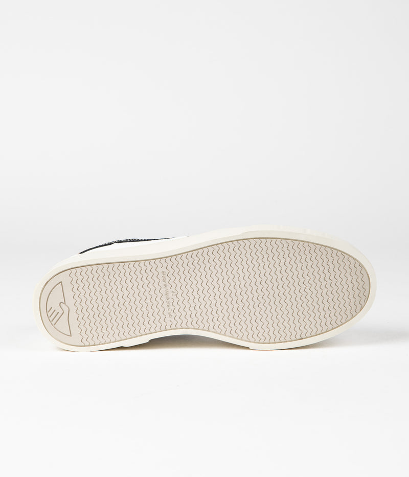 Stepney Workers Club Pearl S-Strike Leather Shoes in White and Black
