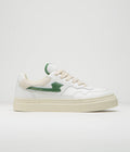 Stepney Workers Club Pearl S-Strike Leather Shoes in White and Green
