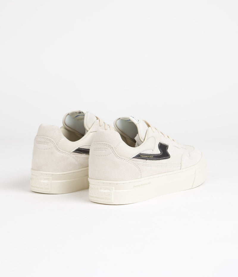 Stepney Workers Club Pearl S-Strike Suede Shoes in Ecru and Black