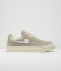 Stepney Workers Club Pearl S-Strike Suede Shoes in Light Grey and White