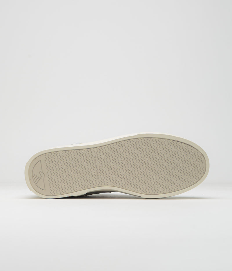 Stepney Workers Club Pearl S-Strike Suede Shoes in Light Grey and White