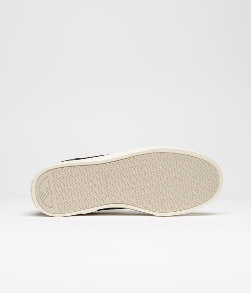 Stepney Workers Club Pearl S-Strike Suede Shoes in White and Black