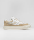 Stepney Workers Club Pearl S-Strike Suede Shoes in White and Earth