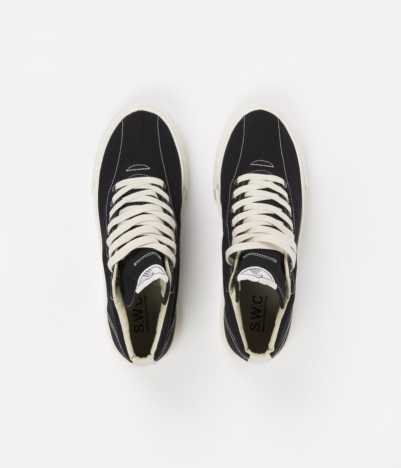 Stepney Workers Club Varden Canvas Shoes in Black