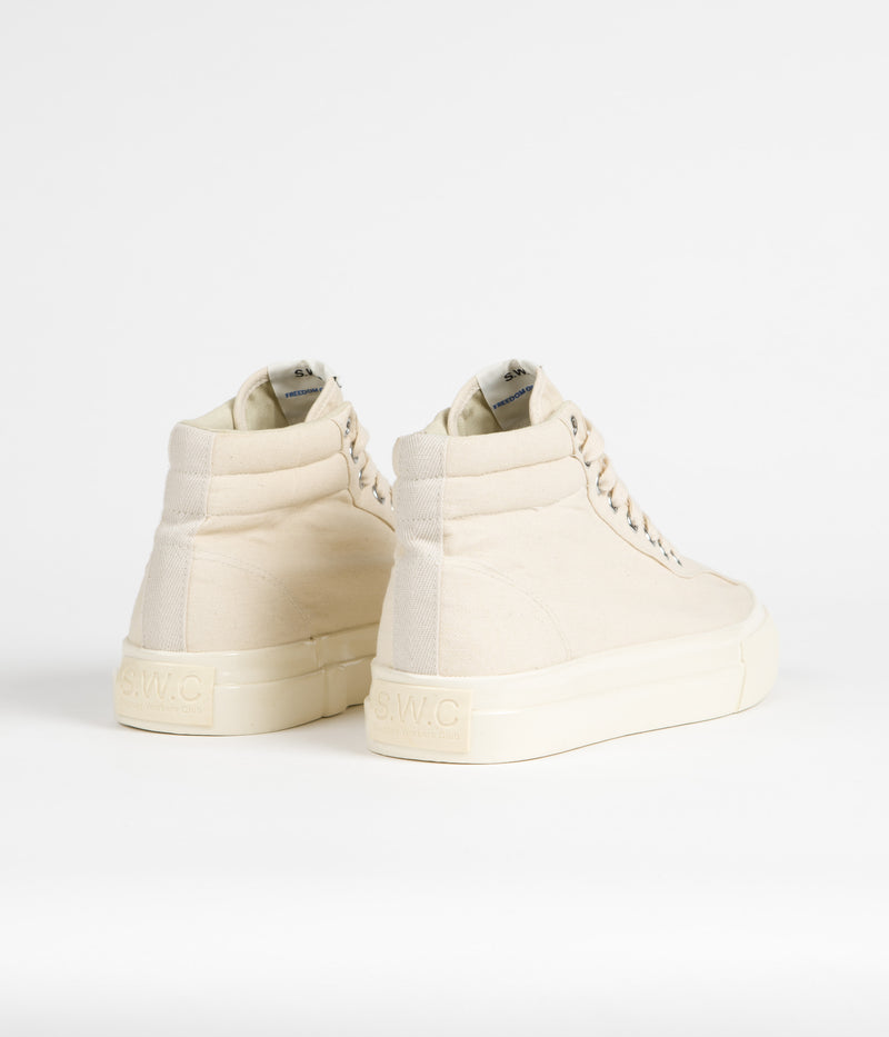 Stepney Workers Club Varden Canvas Shoes in Ecru