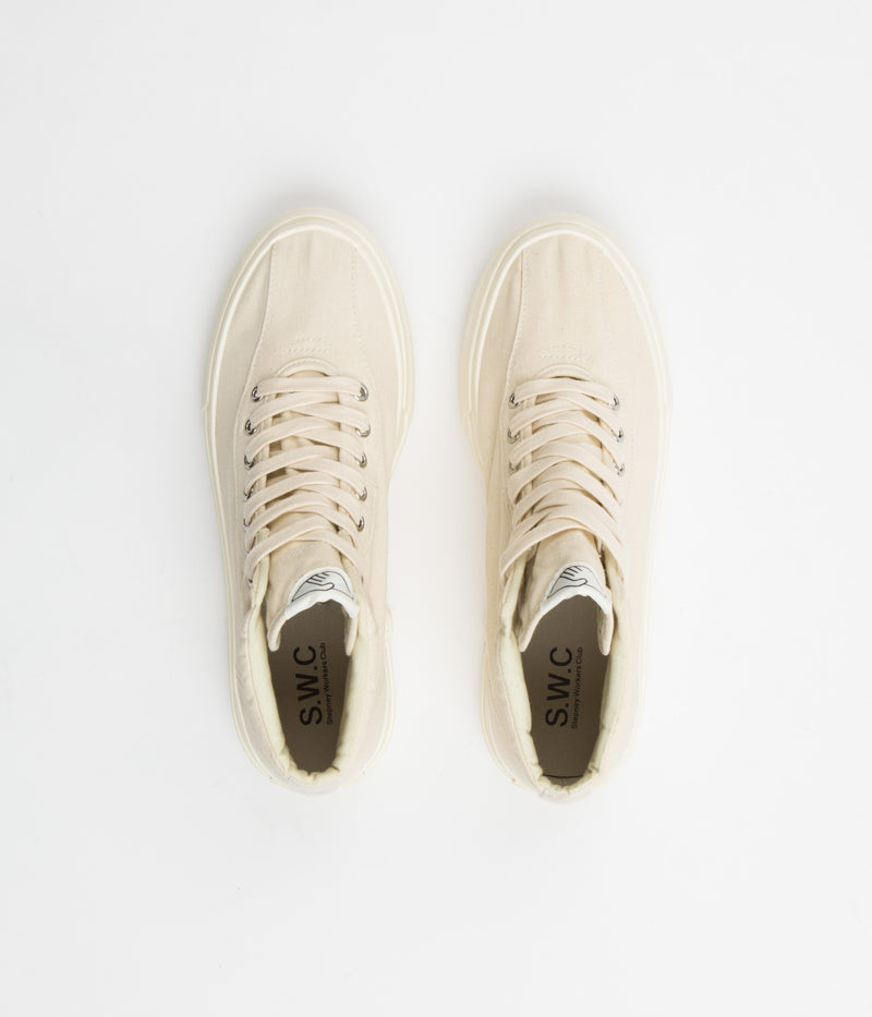 Stepney Workers Club Varden Canvas Shoes in Ecru