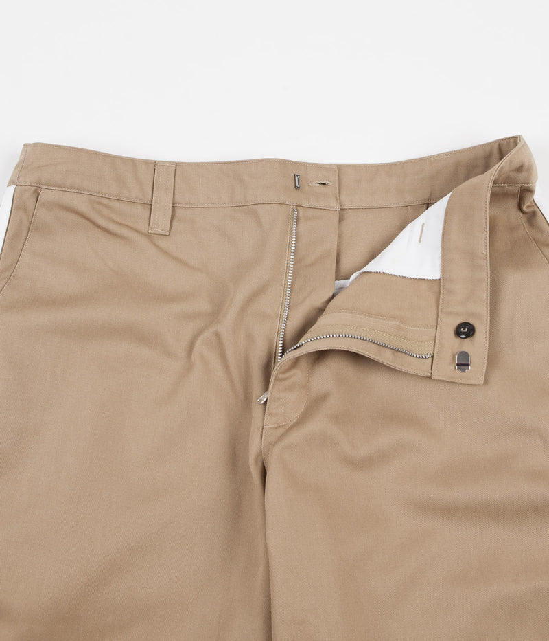 Adidas Striped Chino Pants in Hemp and White