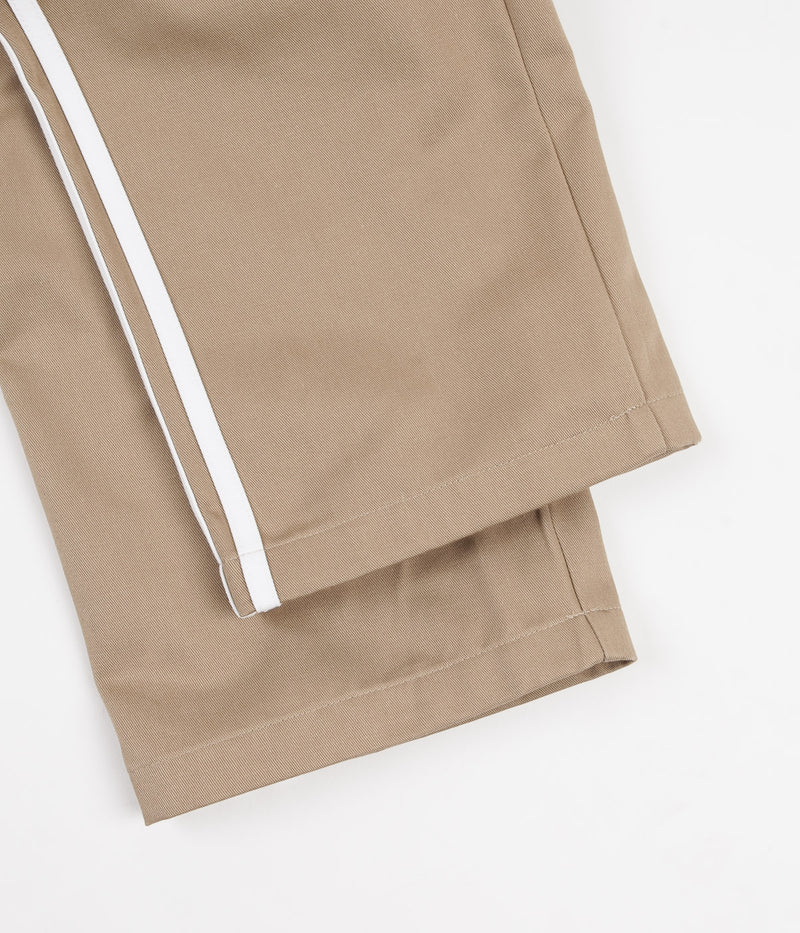Adidas Striped Chino Pants in Hemp and White