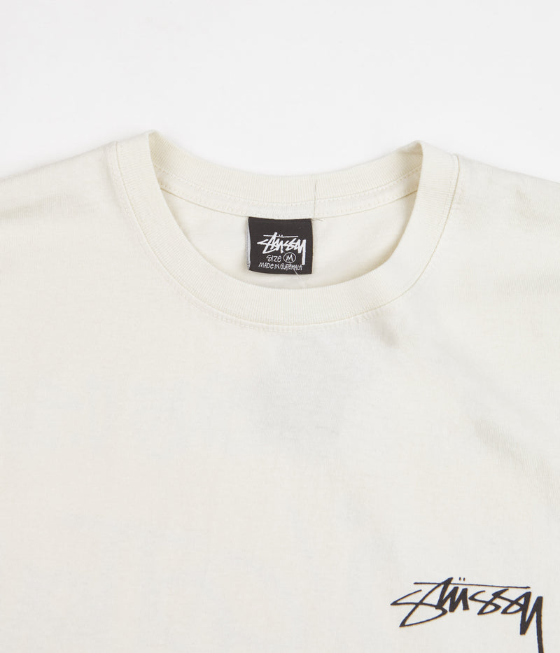 Stussy 100% Pigment Dyed T-Shirt in Natural