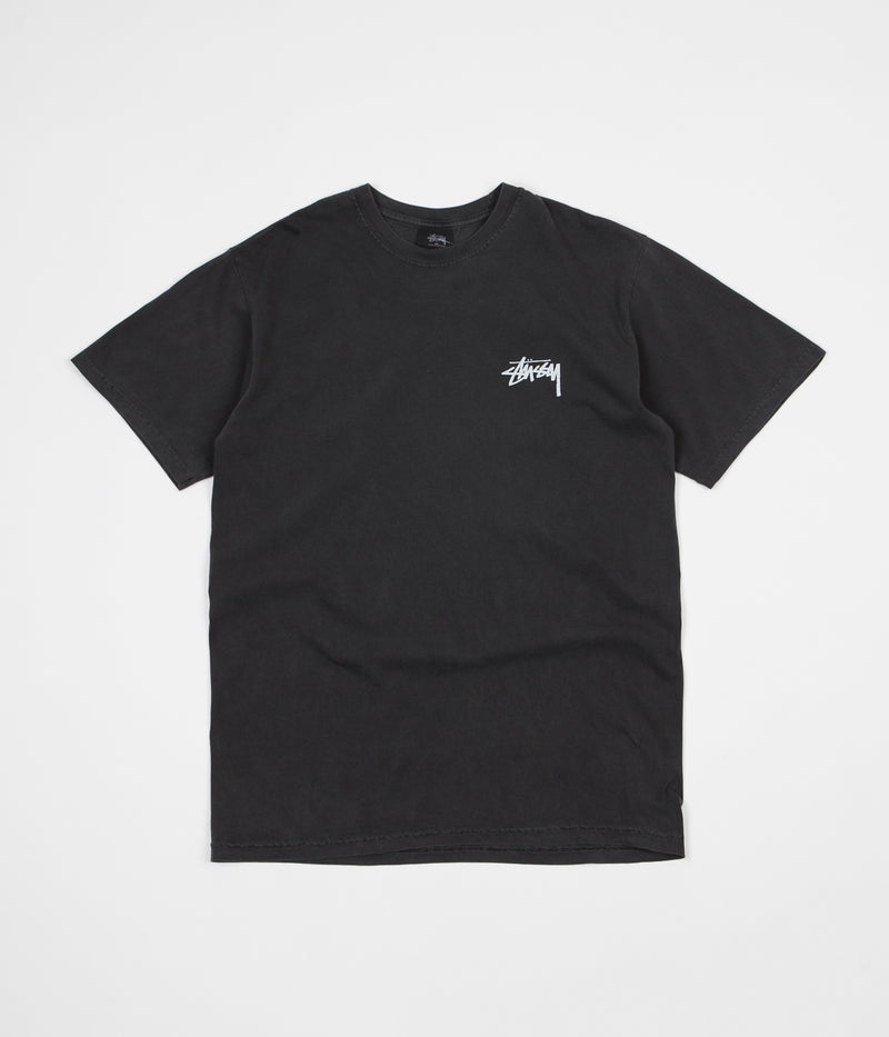 Stussy 8 Ball Pigment Dyed T-Shirt in Black