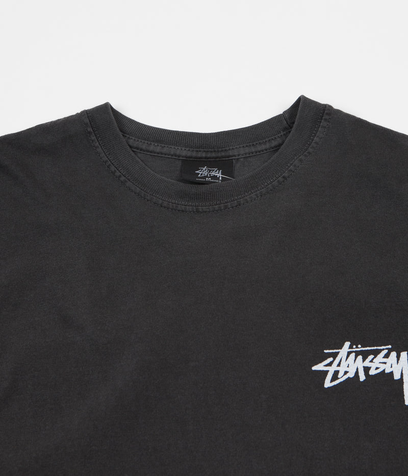 Stussy 8 Ball Pigment Dyed T-Shirt in Black