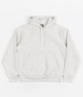 Stussy Back Hood Applique Hoodie in Ash Heather