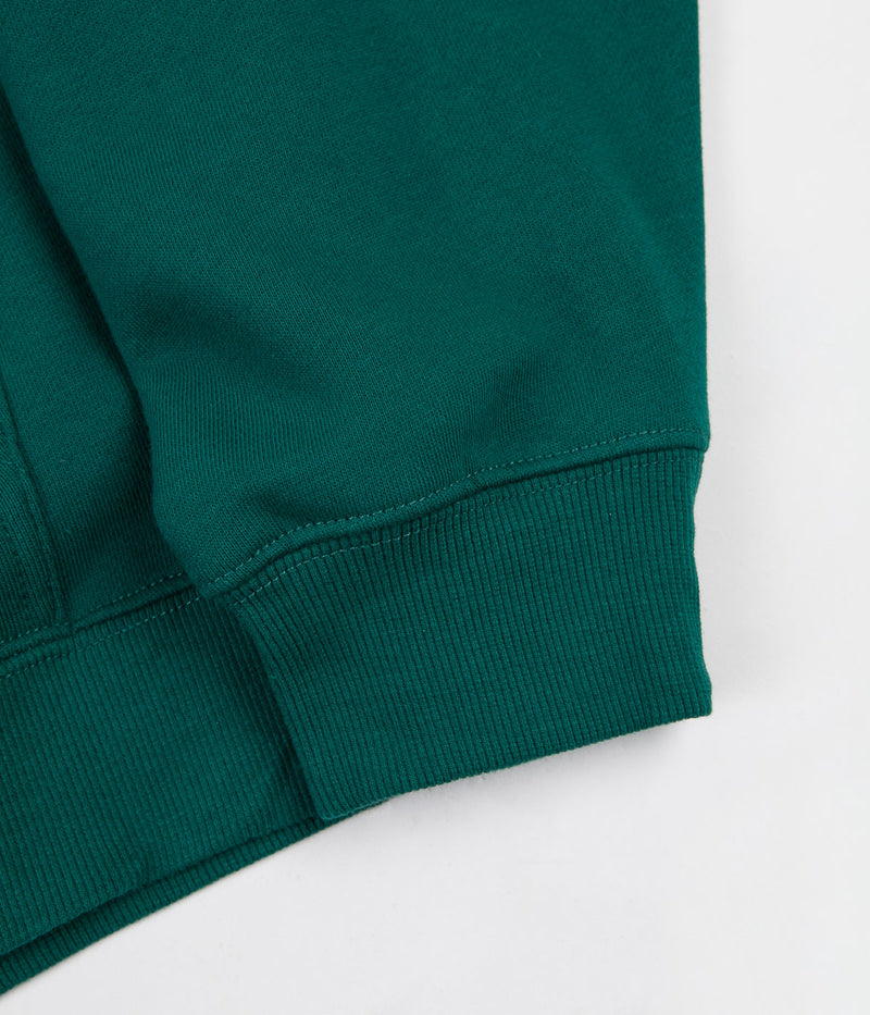 Stussy Basic Copyright Applique Hoodie in Green