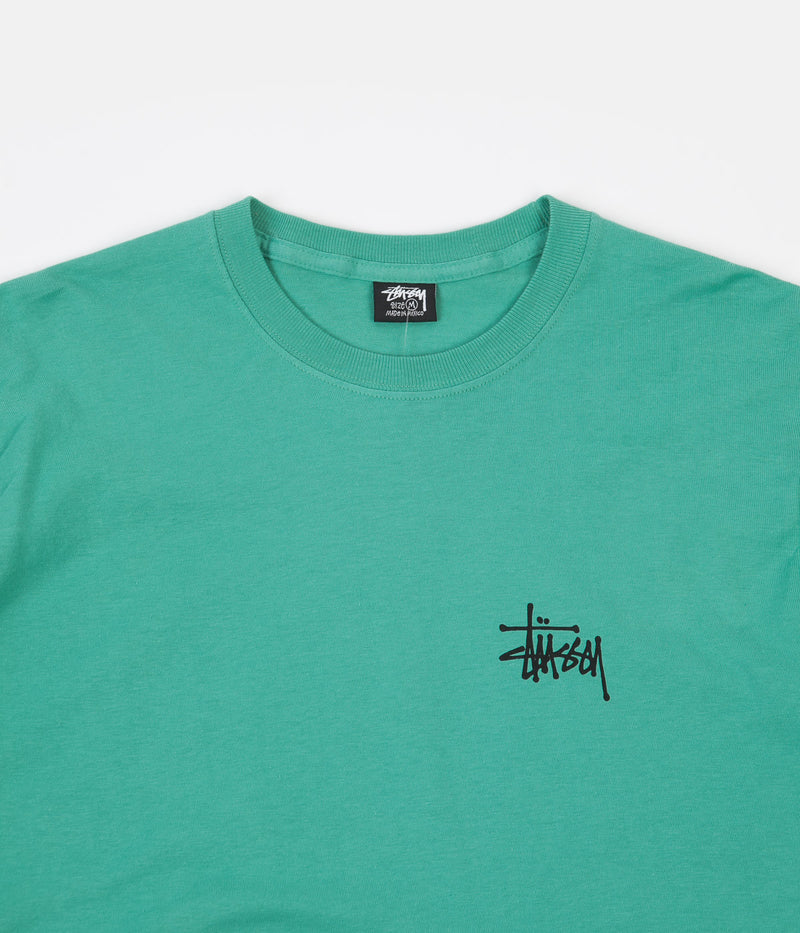 Stussy Basic Long Sleeve T-Shirt in Green