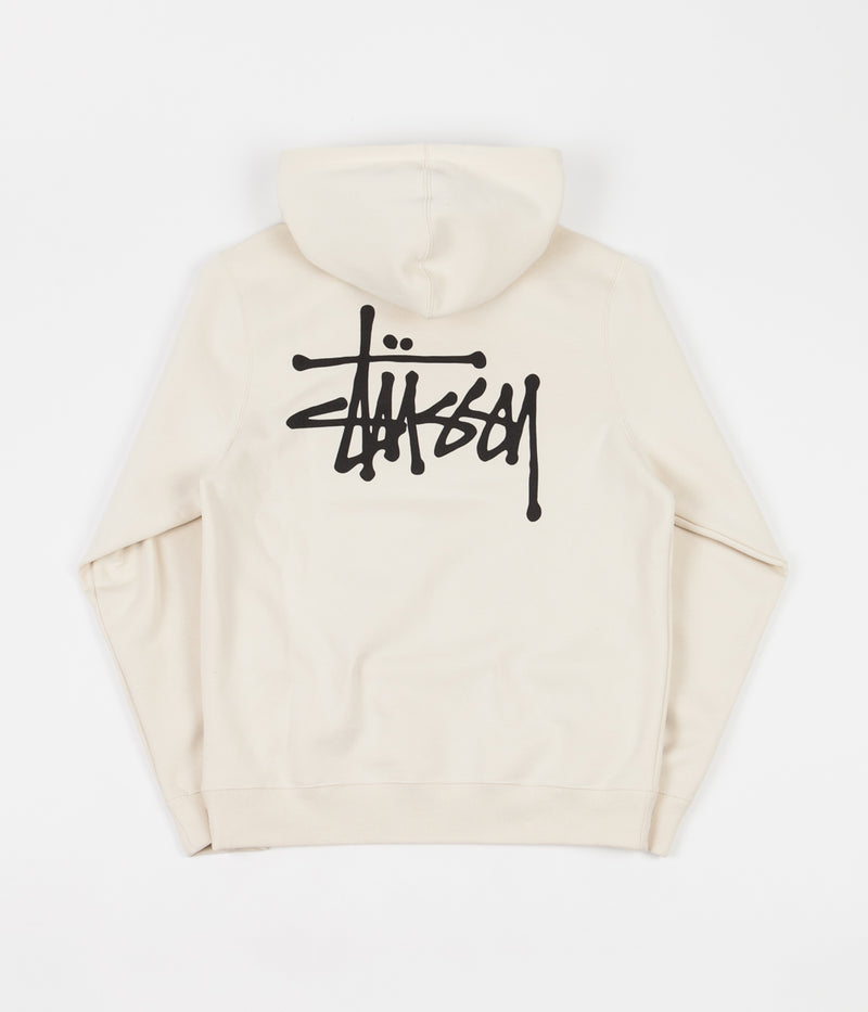 Stussy Basic Stussy Hoodie in Cement