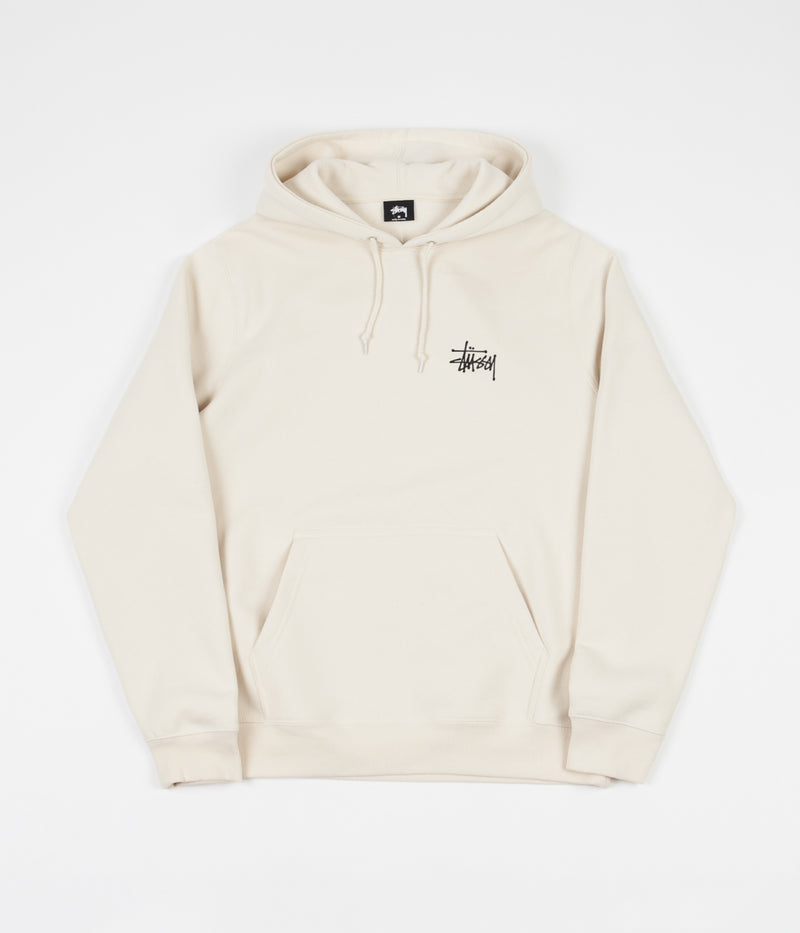 Stussy Basic Stussy Hoodie in Cement