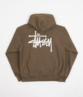 Stussy Basic Stussy Hoodie in Coffee