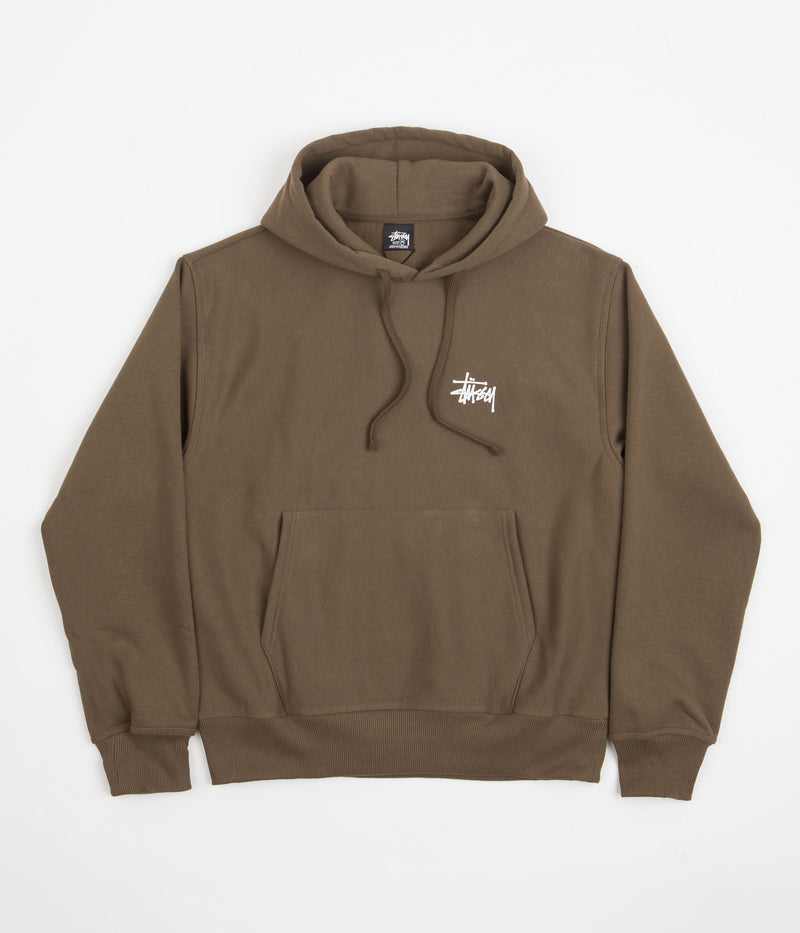 Stussy Basic Stussy Hoodie in Coffee